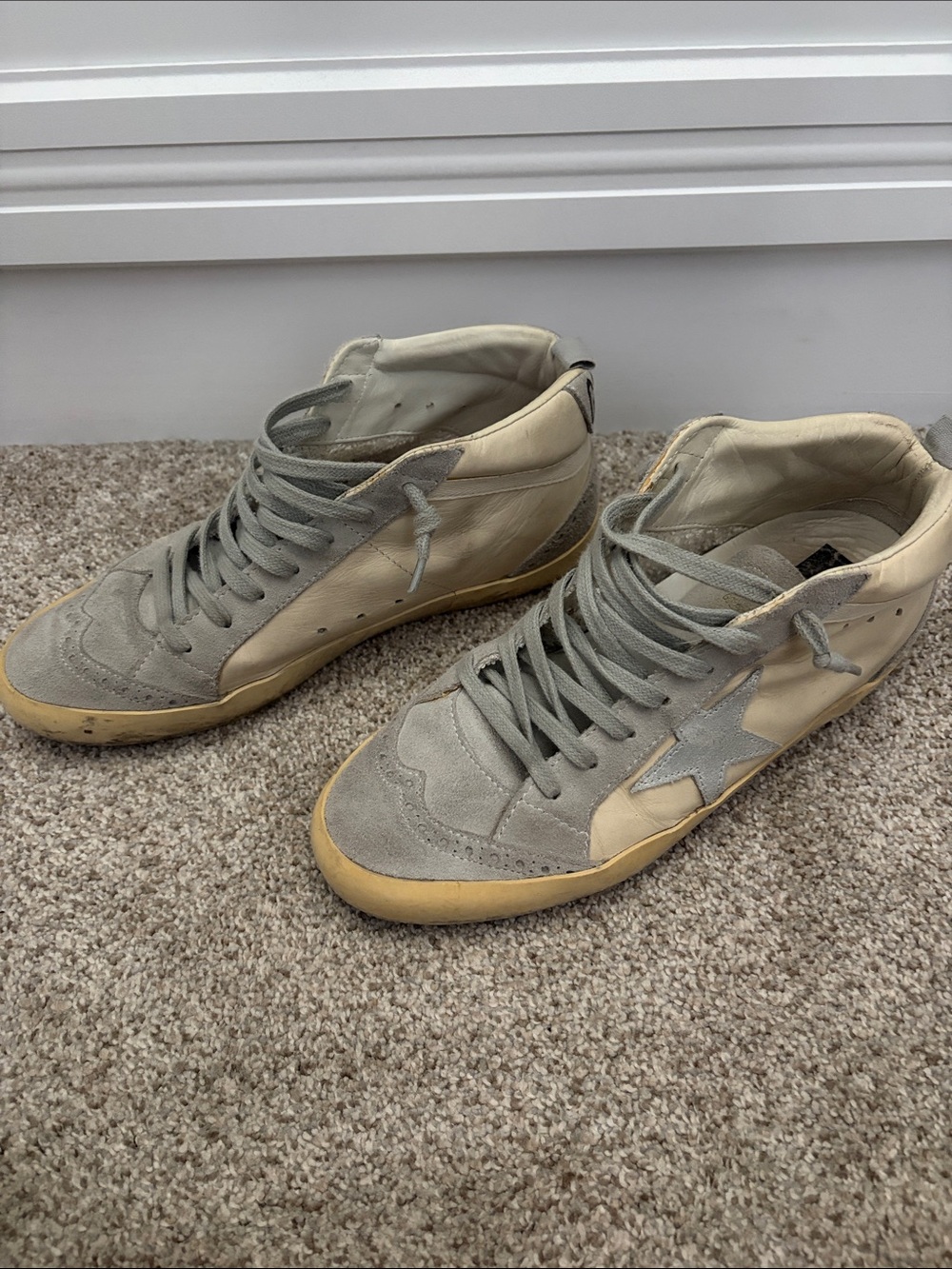 Golden Goose MID/STAR 38 High Top Sneakers